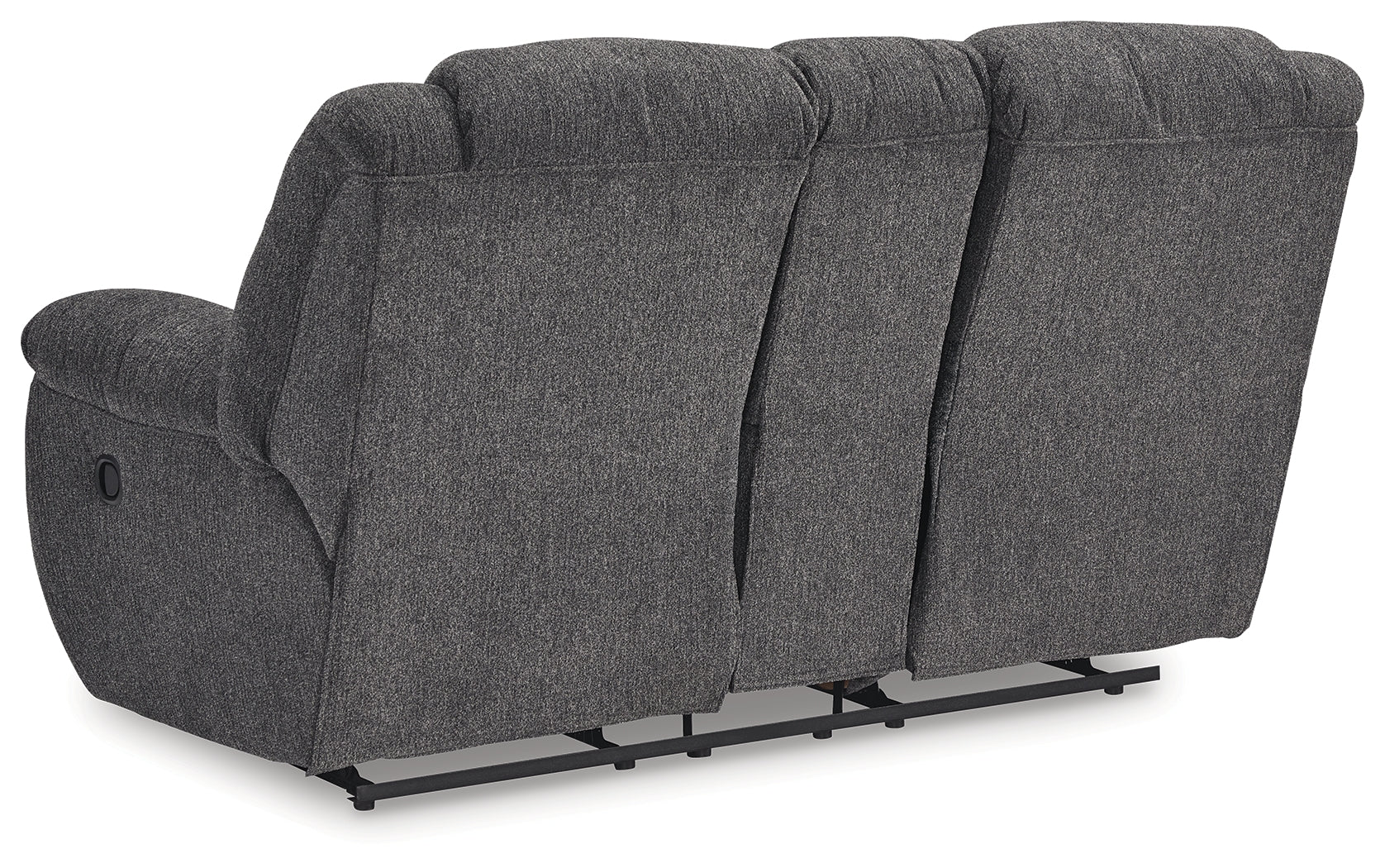 Foreside Charcoal Reclining Sofa and Loveseat