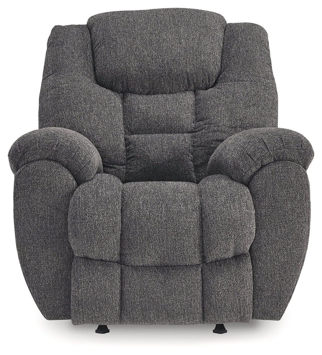 Foreside Charcoal Rocker Recliner