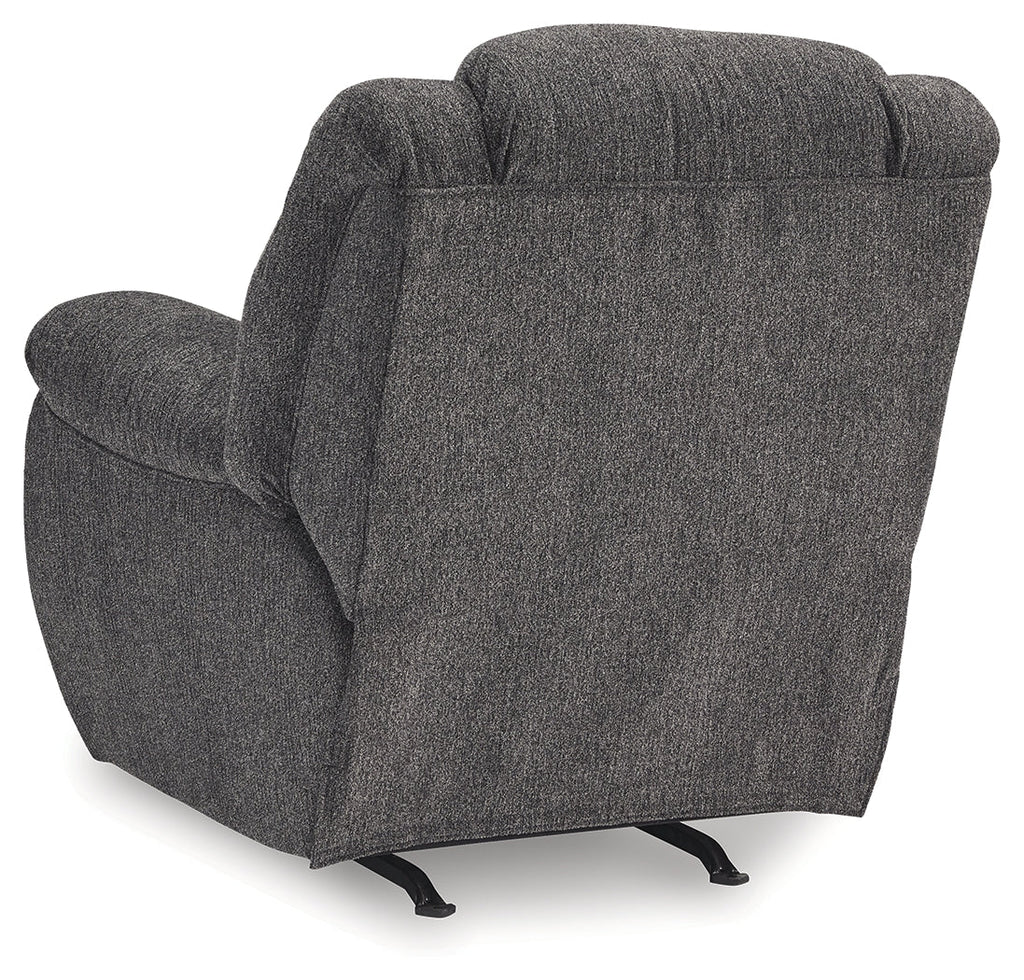 Foreside Charcoal Rocker Recliner
