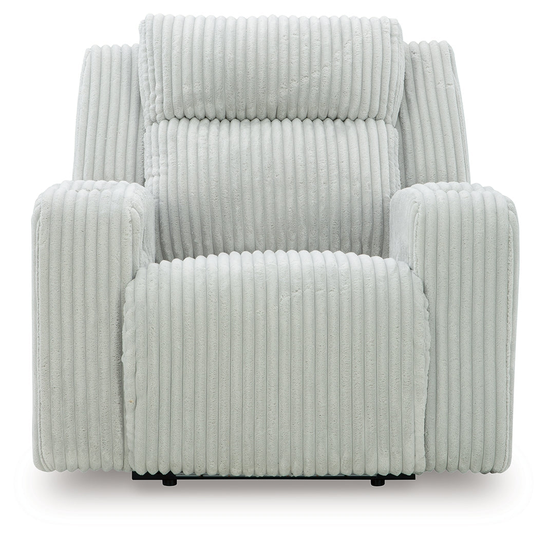 Forest Lake Alloy Power Reclining Loveseat and Power Recliner
