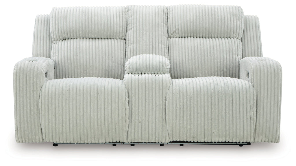 Forest Lake Alloy Power Reclining Loveseat and Power Recliner