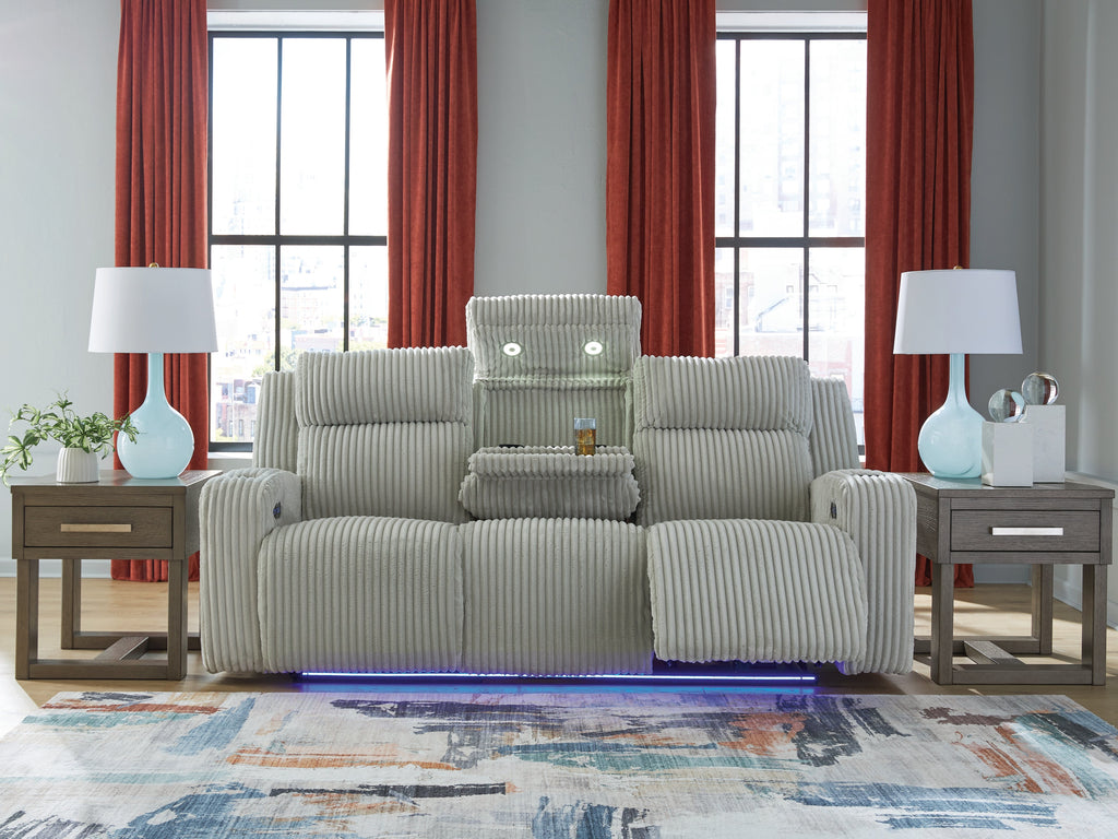 Forest Lake Alloy Power Reclining Sofa