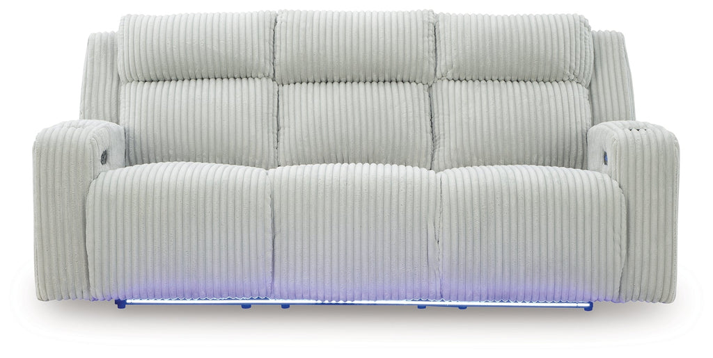 Forest Lake Alloy Power Reclining Sofa and Loveseat