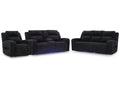 Forest Lake Black Power Reclining Sofa, Loveseat and Recliner