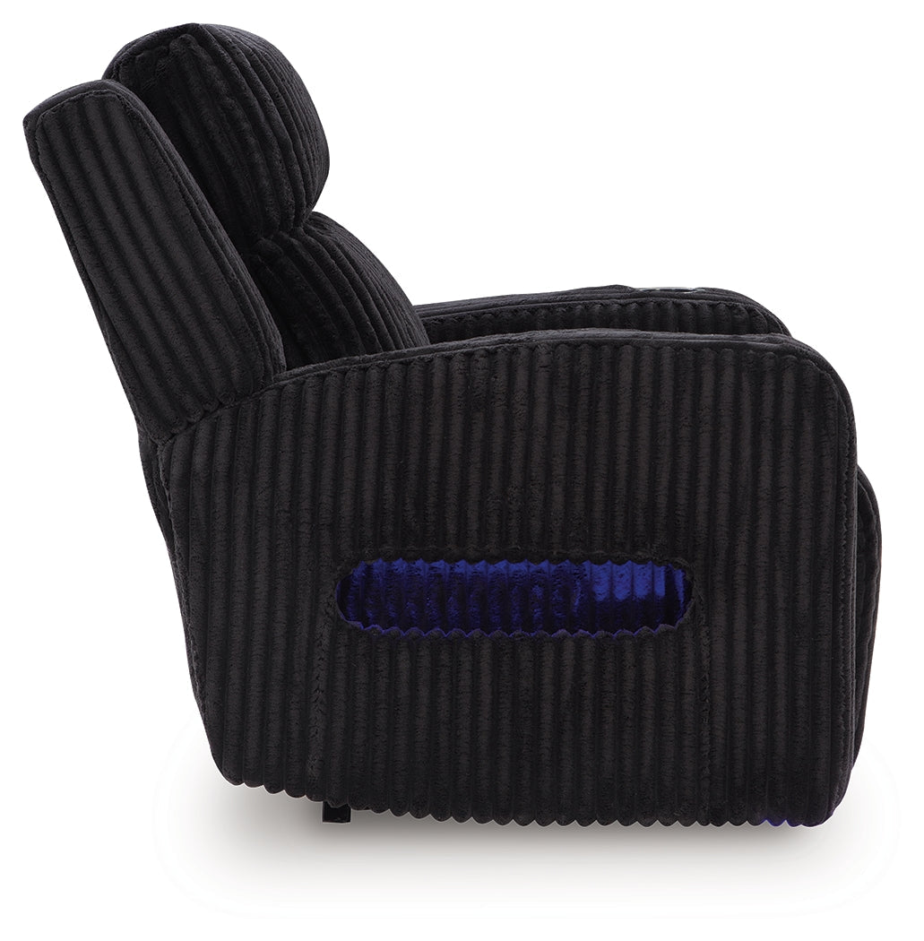 Forest Lake Black Power Reclining Sofa, Loveseat and Recliner