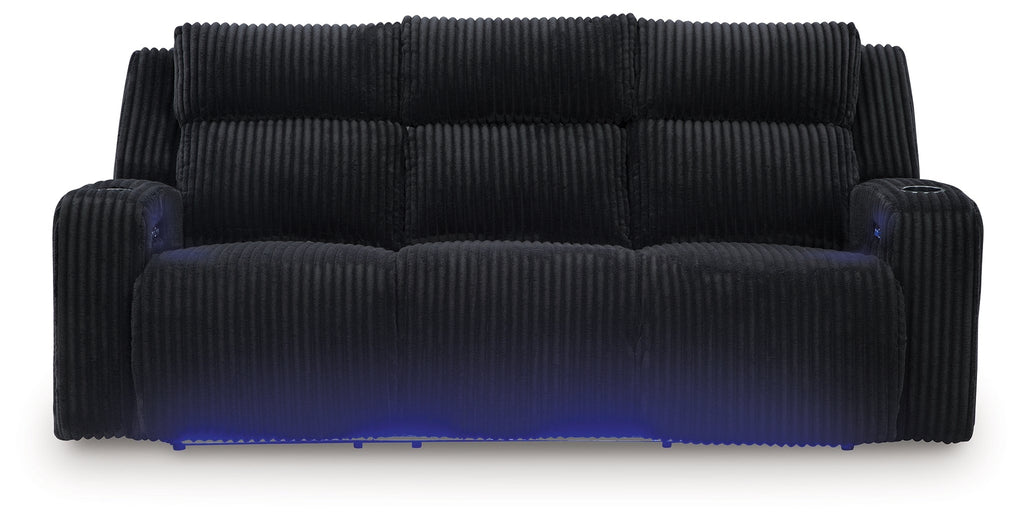 Forest Lake Black Power Reclining Sofa, Loveseat and Recliner