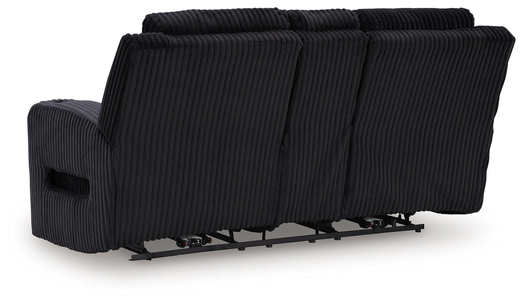 Forest Lake Black Power Reclining Sofa, Loveseat and Recliner