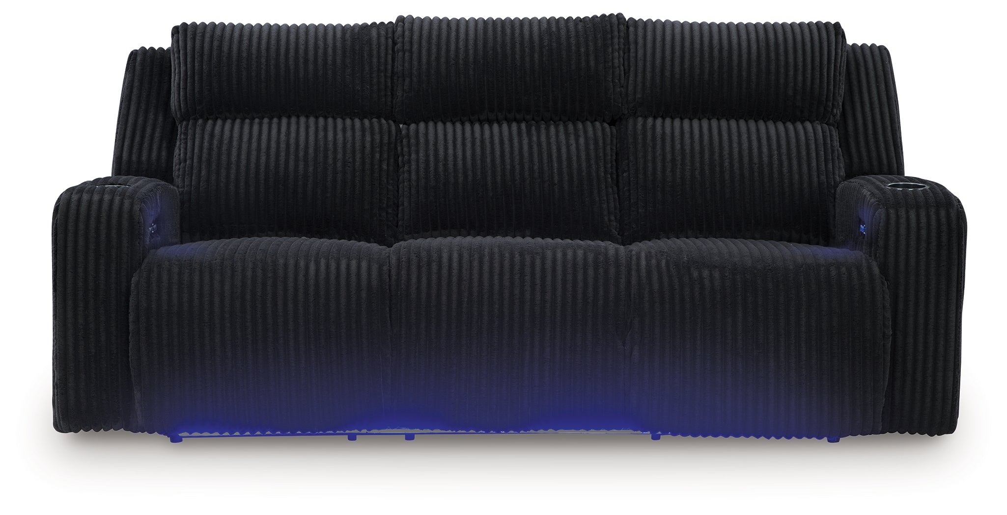 Forest Lake Black Power Reclining Sofa