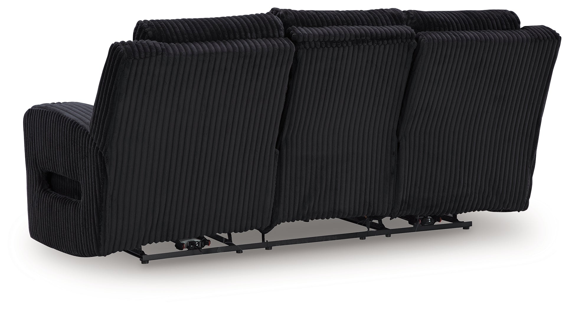 Forest Lake Black Power Reclining Sofa and Loveseat