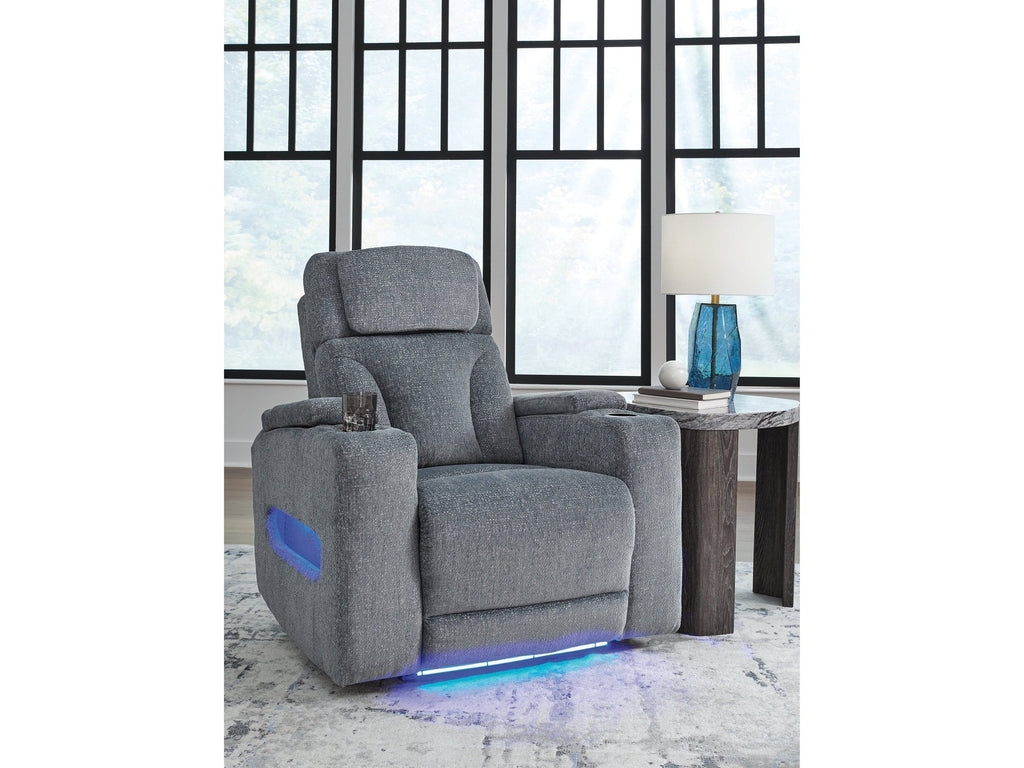 Forest Lake Steel Performance Fabric Dual Power Recliner