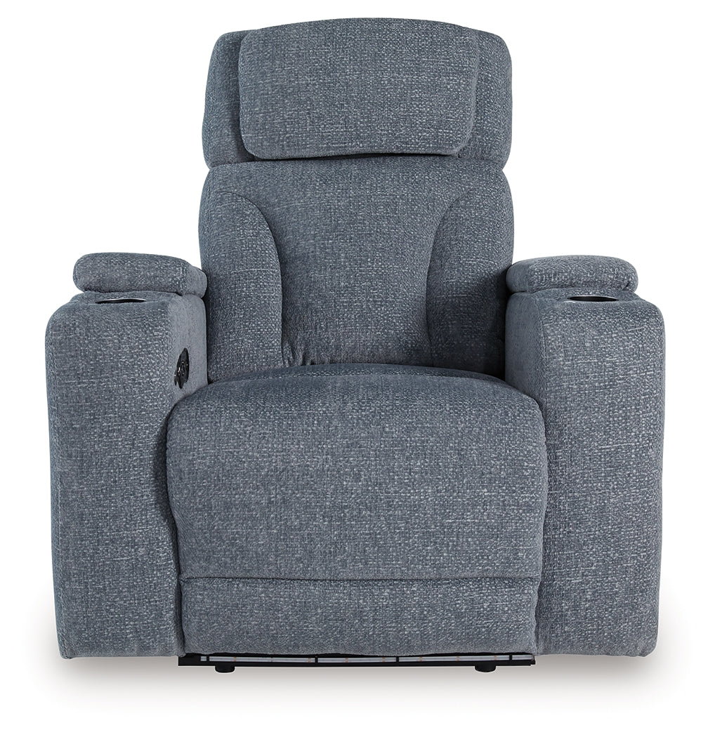 Forest Lake Steel Performance Fabric Dual Power Recliner