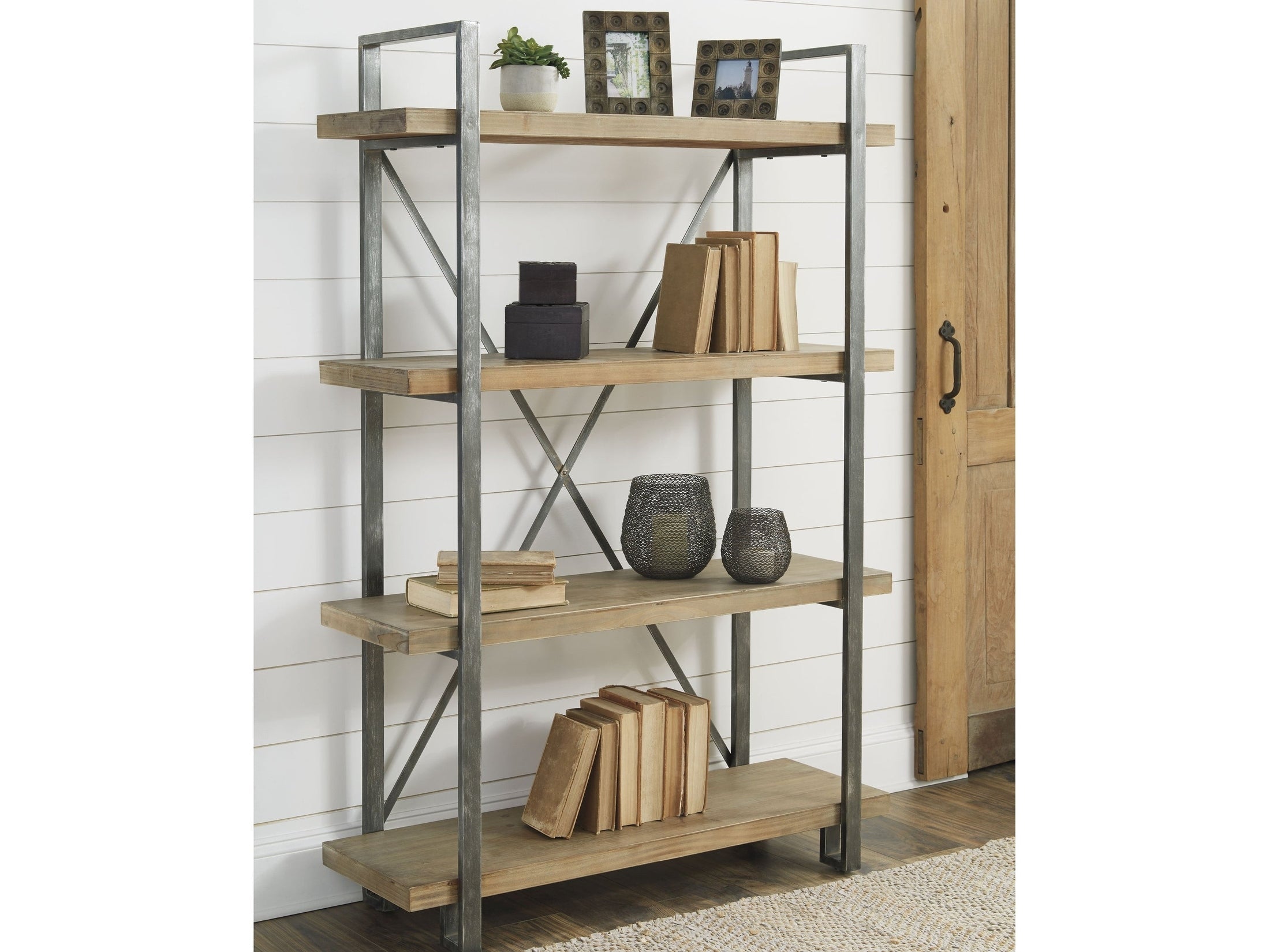 Forestmin Brown/Black Bookcase