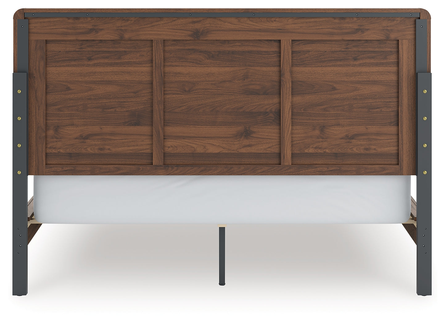 Fortlorn Walnut Brown California King Panel Bed