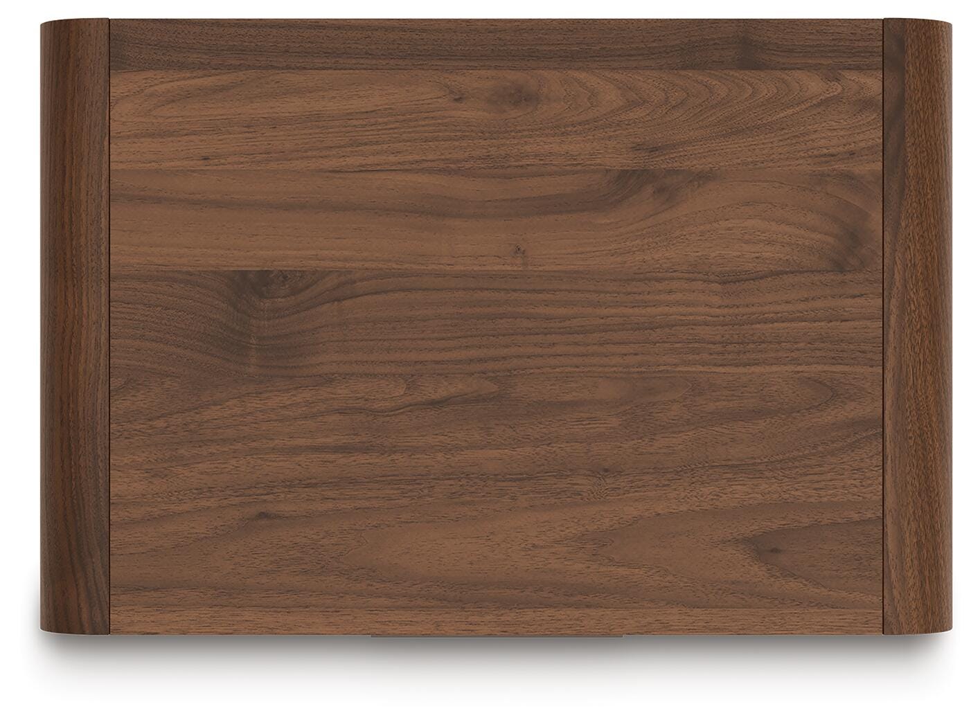Fortlorn Brown King Panel Bed, Dresser, Mirror and Nightstand, Walnut