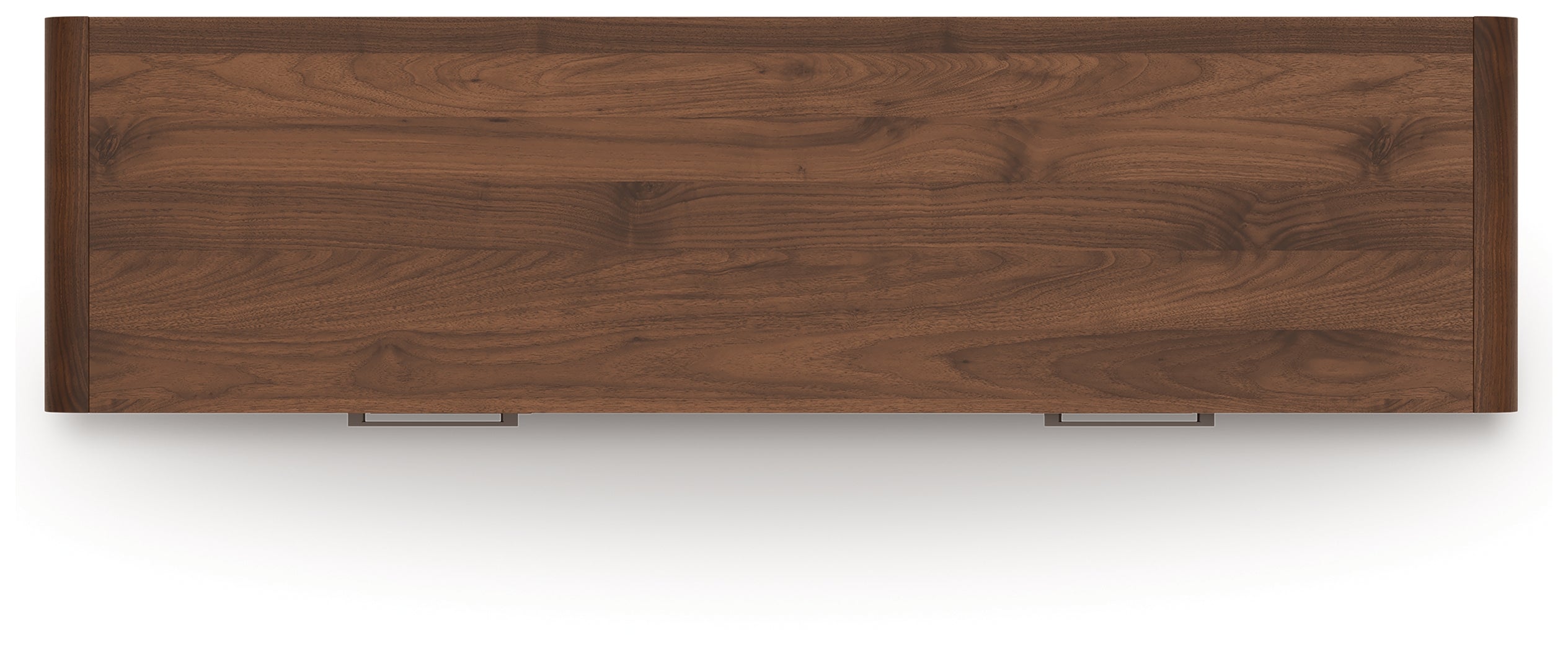 Fortlorn Walnut Brown King Panel Bed, Dresser and 2 Nightstands