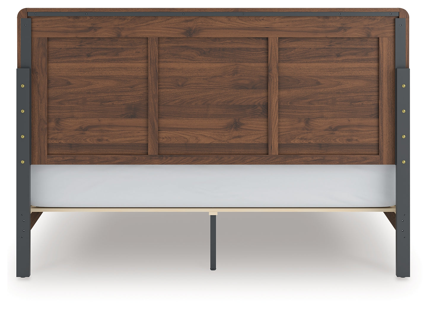 Fortlorn Walnut Brown King Panel Bed, Dresser and 2 Nightstands