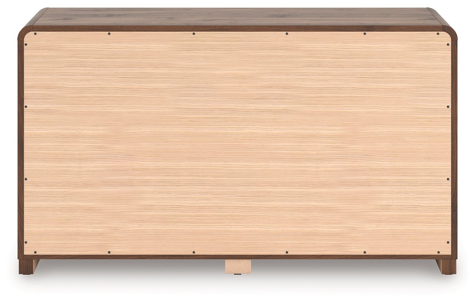 Fortlorn Walnut Brown King Panel Bed, Dresser and Nightstand