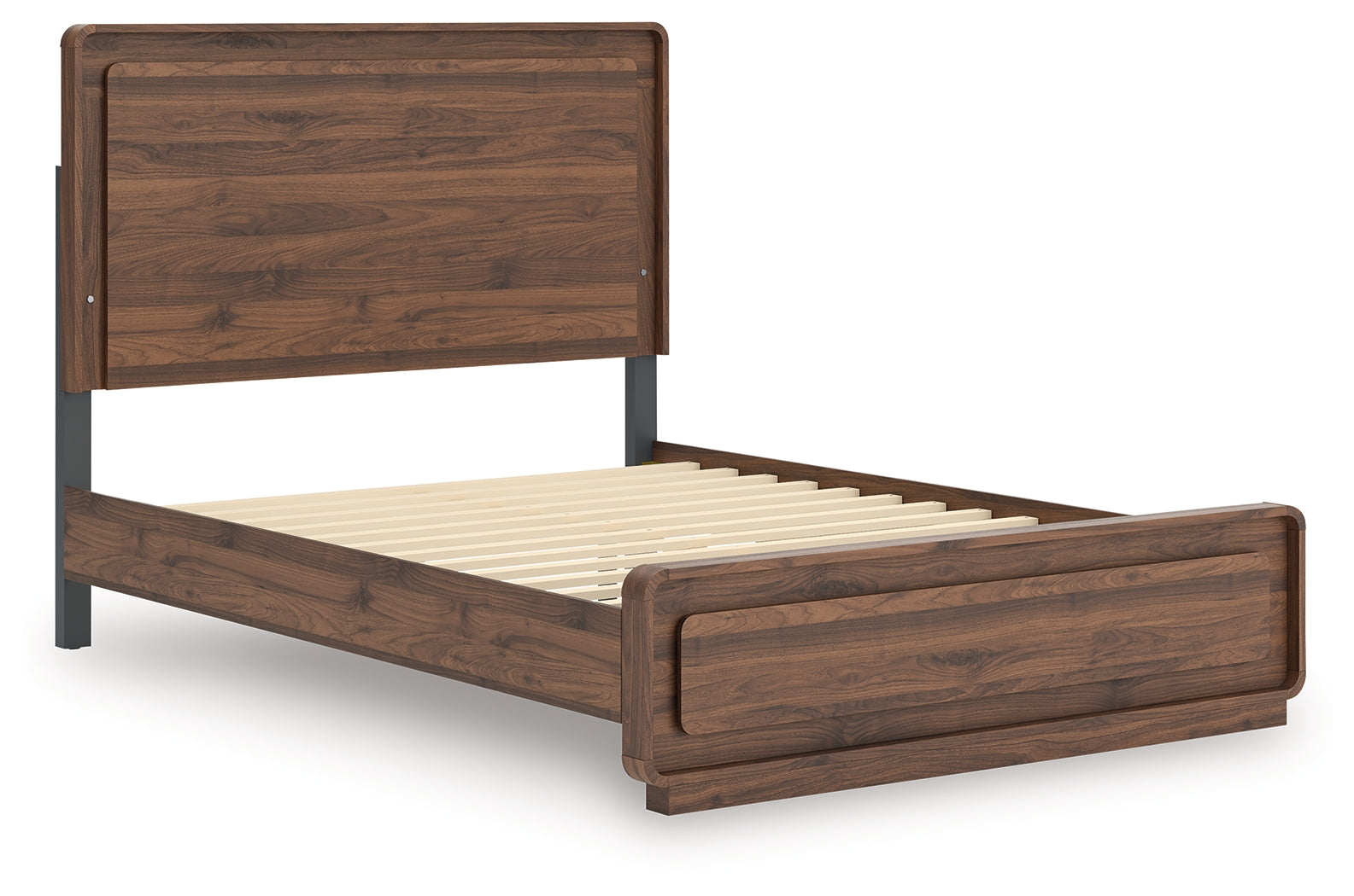 Fortlorn Walnut Brown Queen Panel Bed