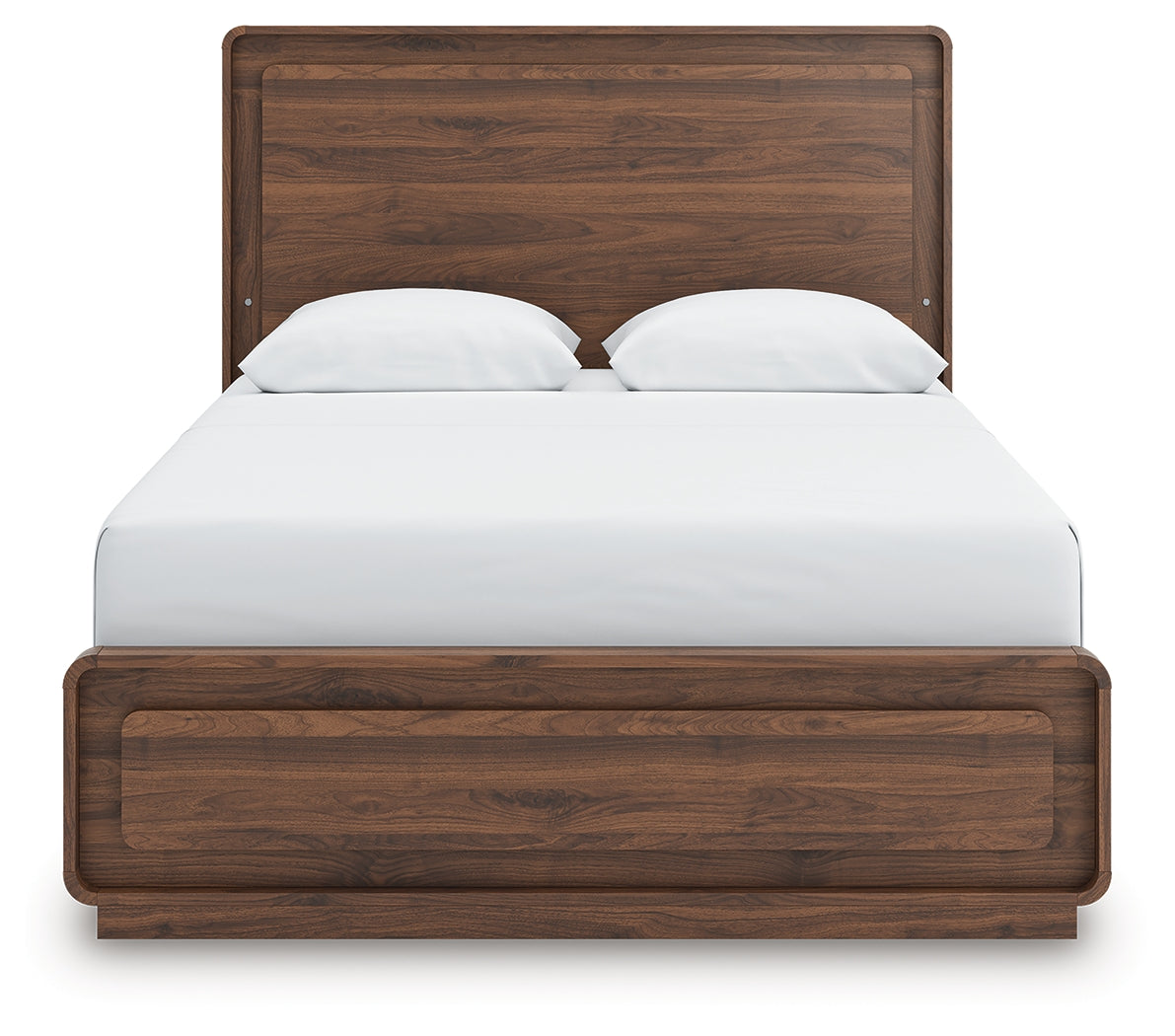 Fortlorn Walnut Brown Queen Panel Bed