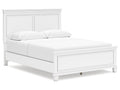 Fortman White Queen Panel Bed
