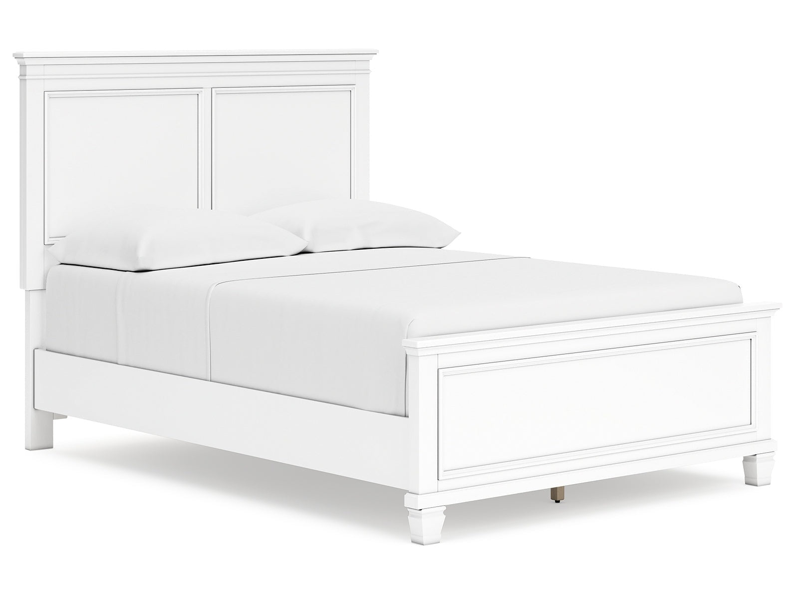 Fortman White Full Panel Youth Bed