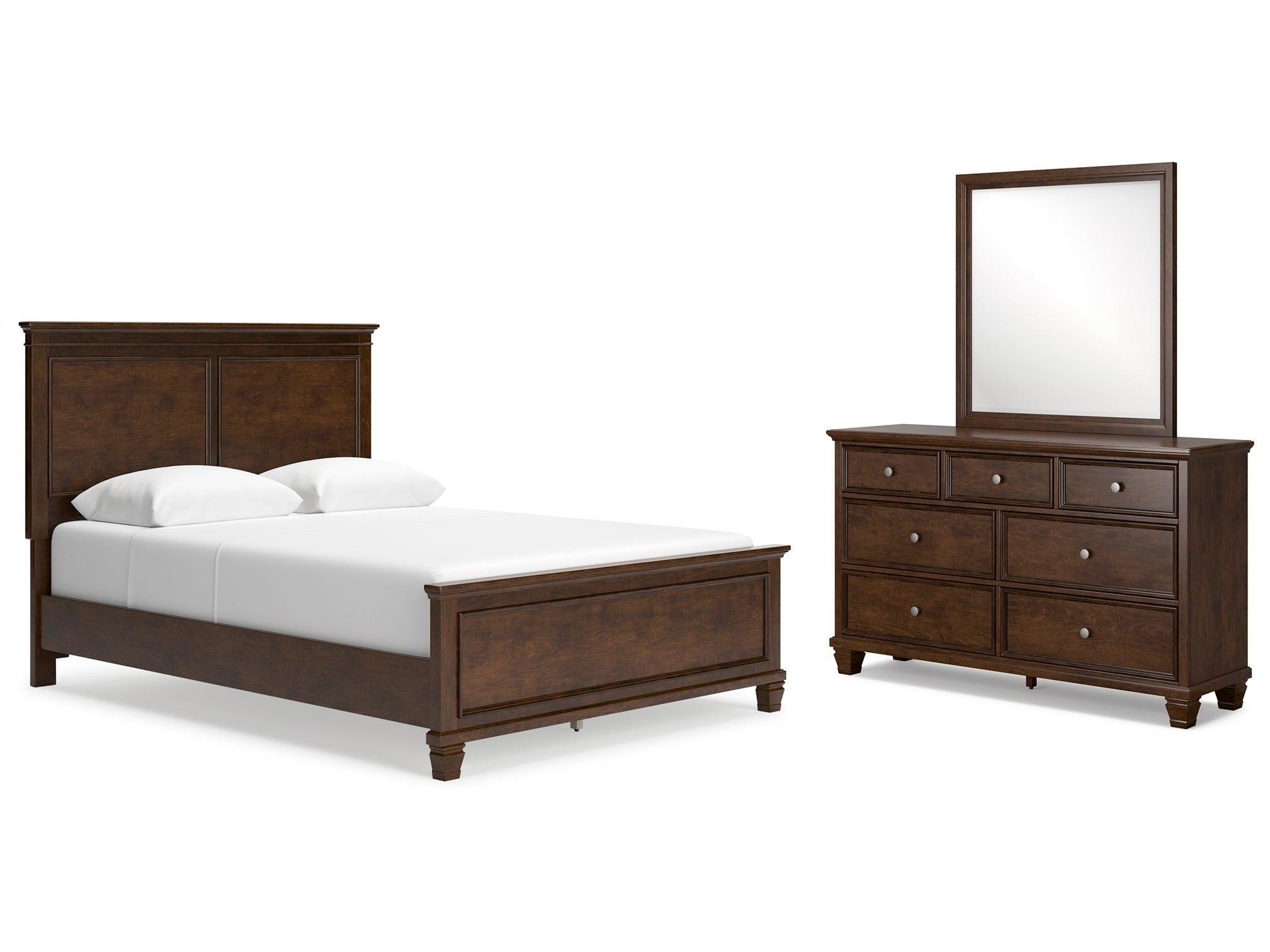 Danabrin Queen Panel Bedroom Set with Dresser and Mirror