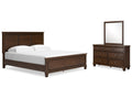 Danabrin California King Panel Bedroom Set with Dresser and Mirror