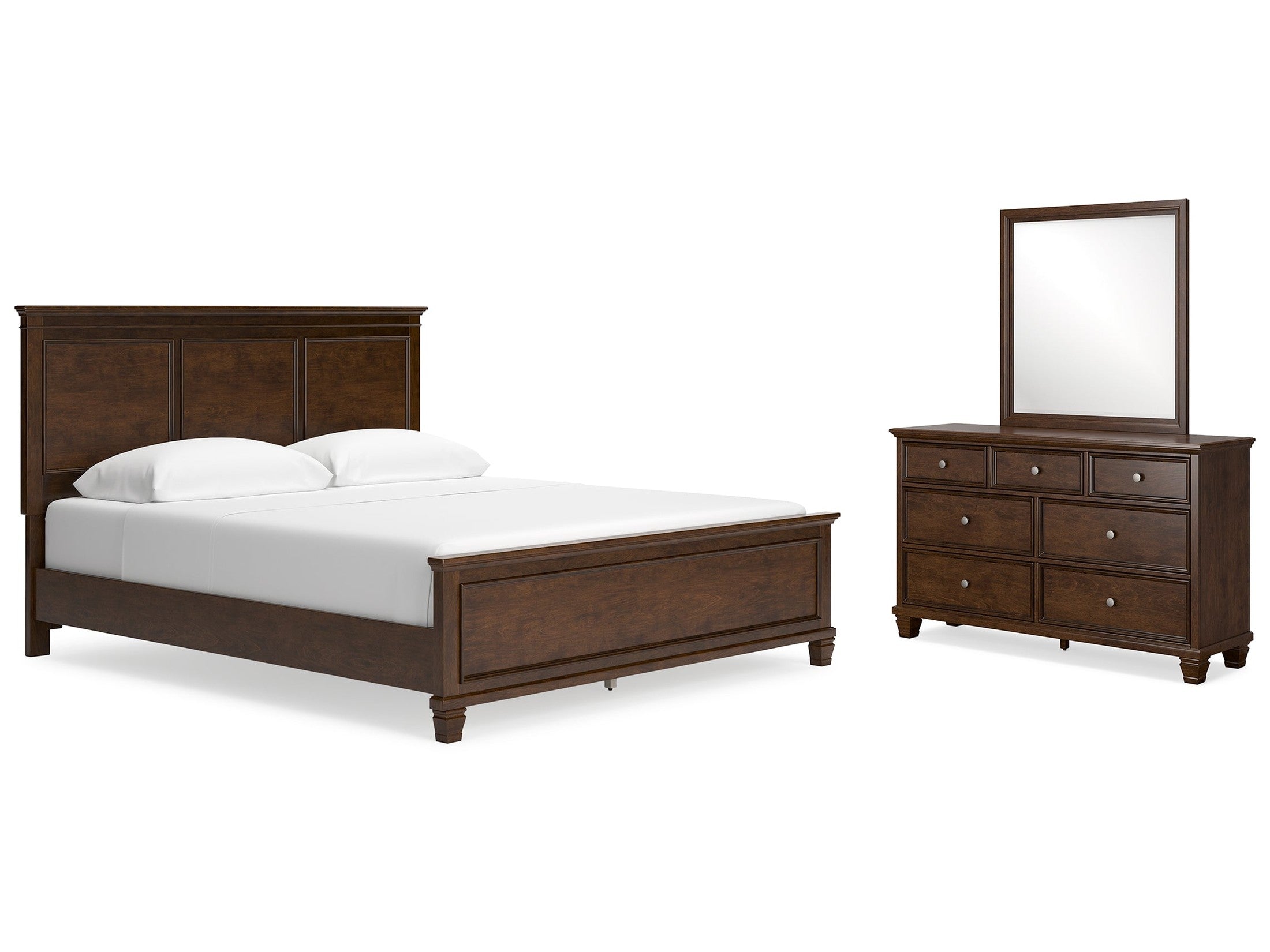 Danabrin California King Panel Bedroom Set with Dresser and Mirror