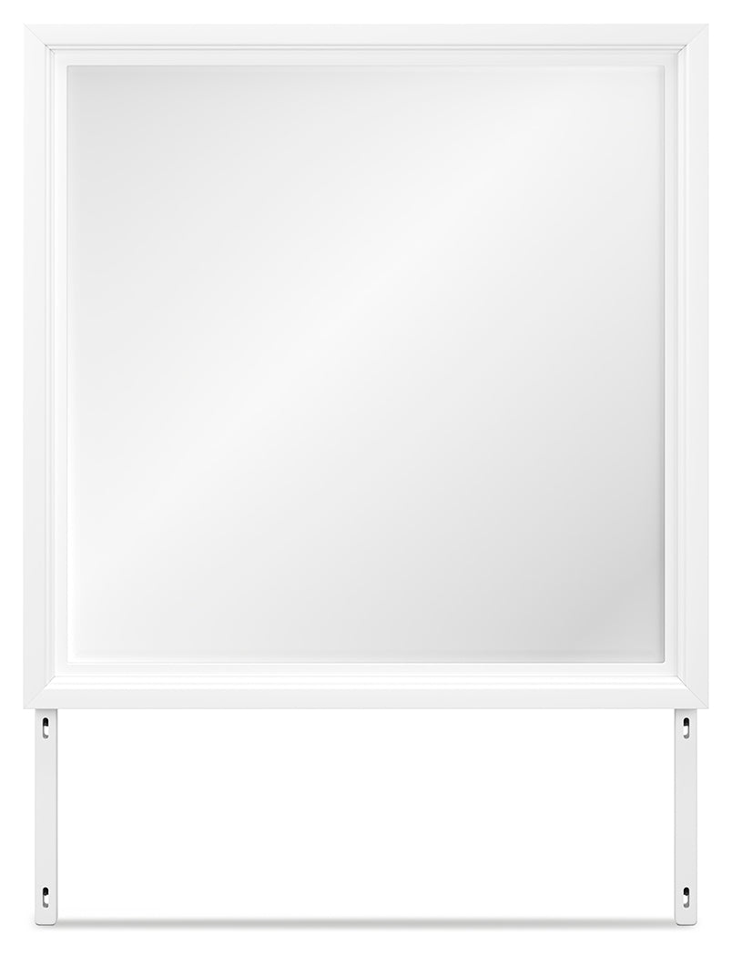 Fortman White Bedroom Mirror