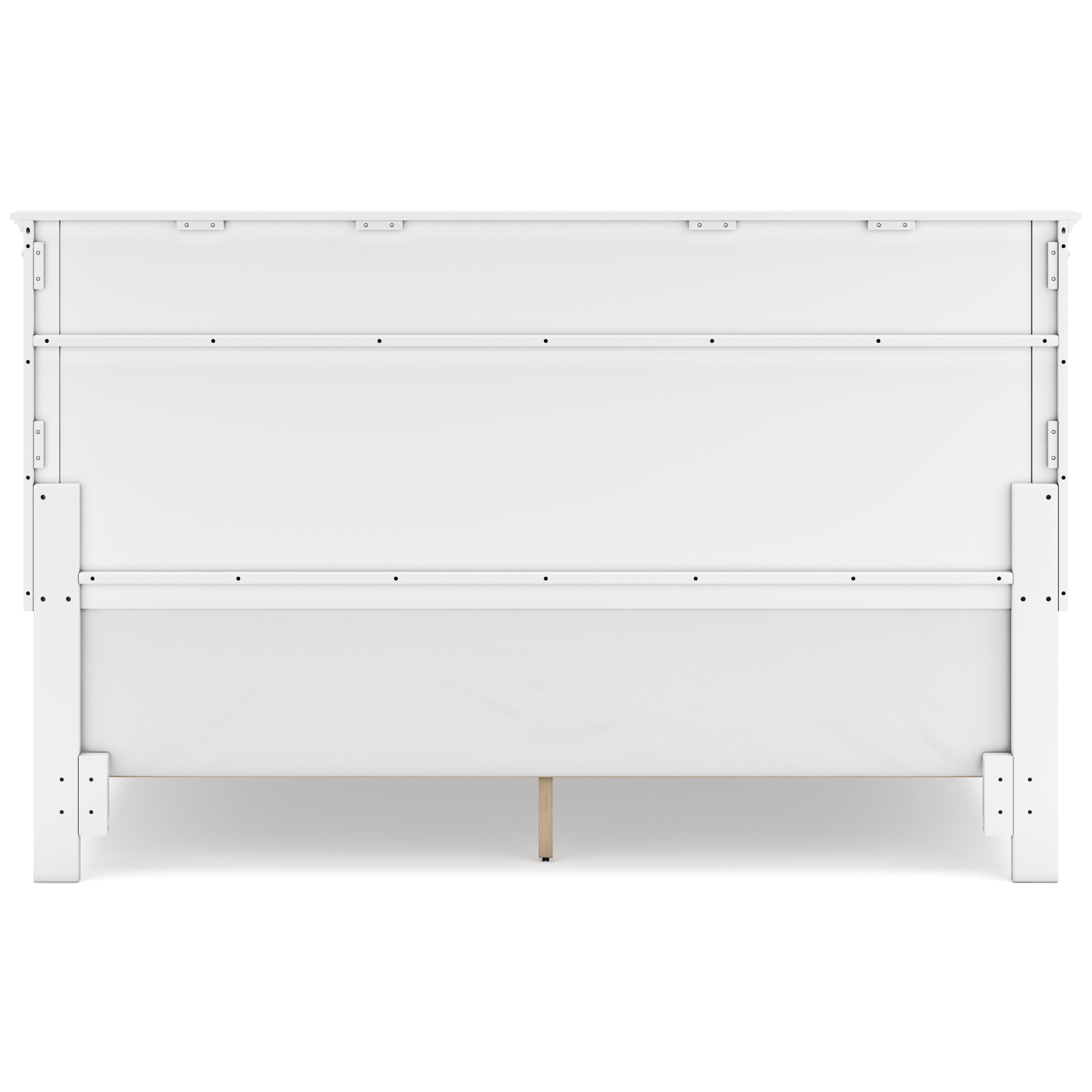 Fortman White King Panel 5-Piece Bedroom Set w/ 2 Nightstands