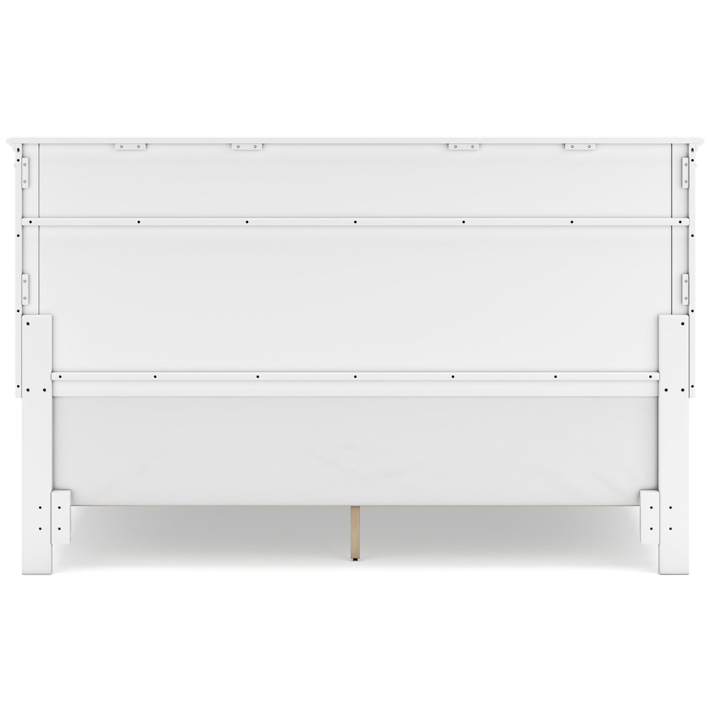 Fortman White California King Panel 4-Piece Bedroom Set
