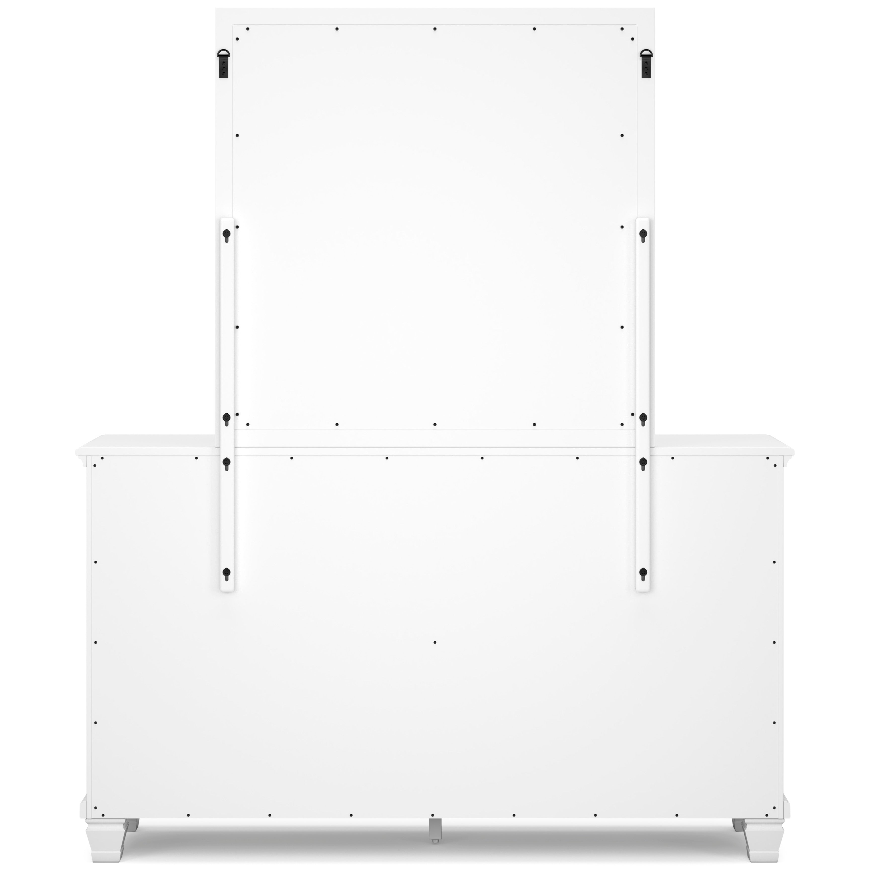 Fortman White Full Panel 4-Piece Bedroom Set