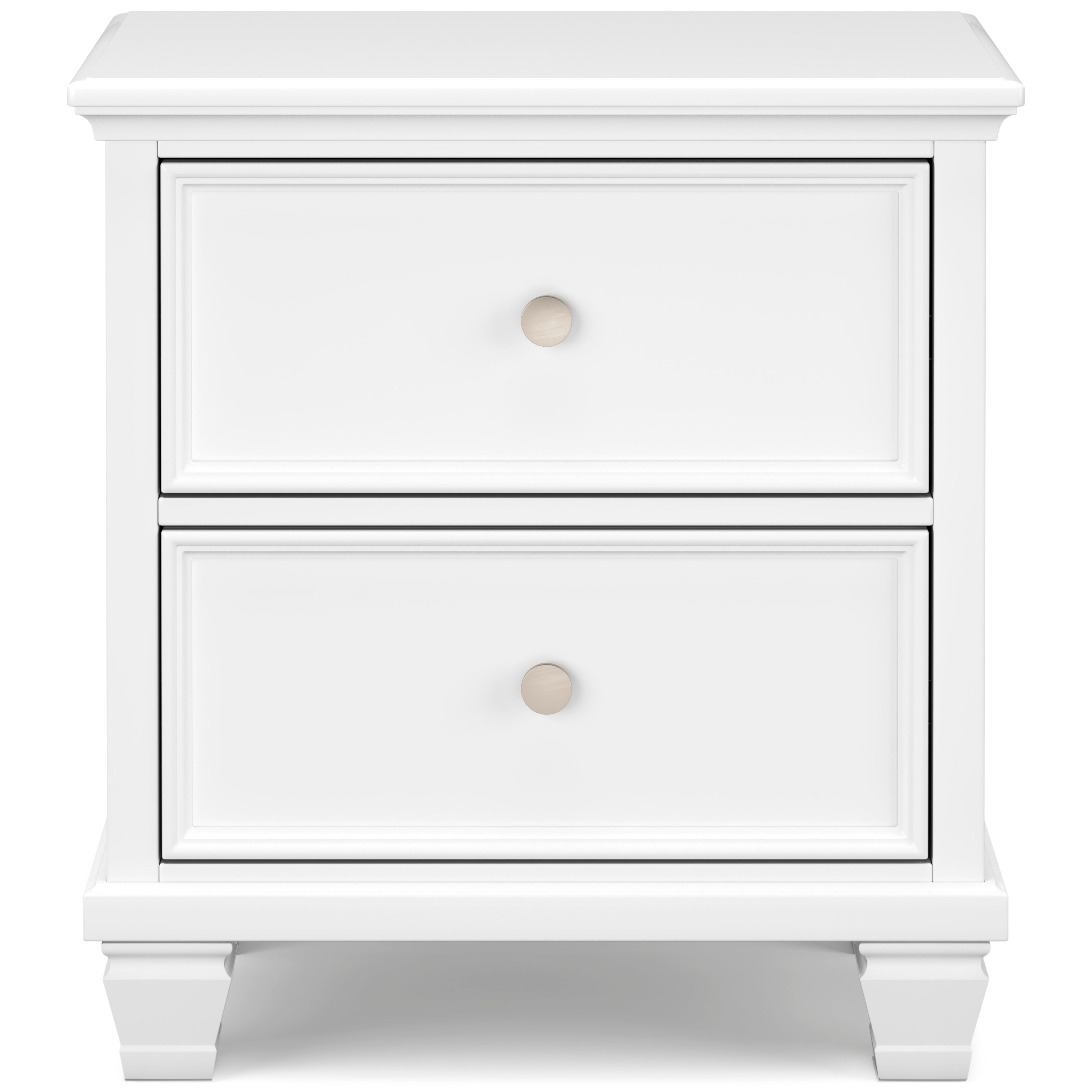 Fortman White Full Panel 4-Piece Bedroom Set