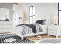 Fortman White Full Panel 4-Piece Bedroom Set