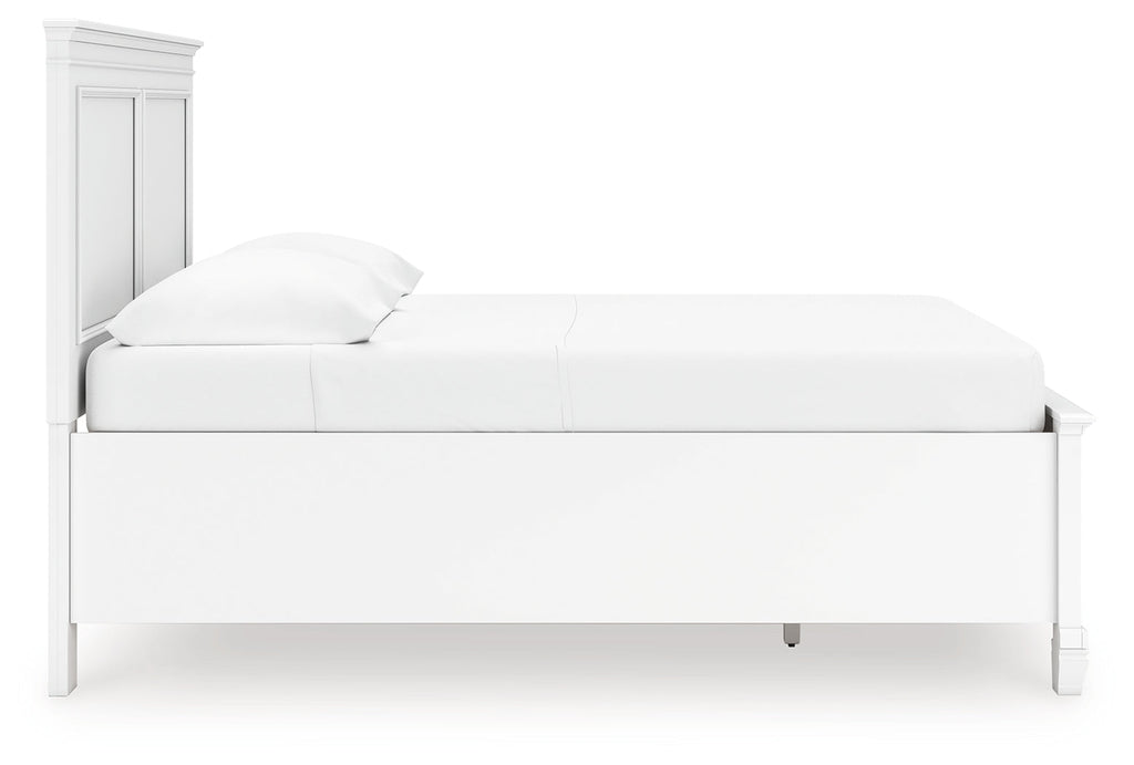 Fortman White Full Panel Storage Bed