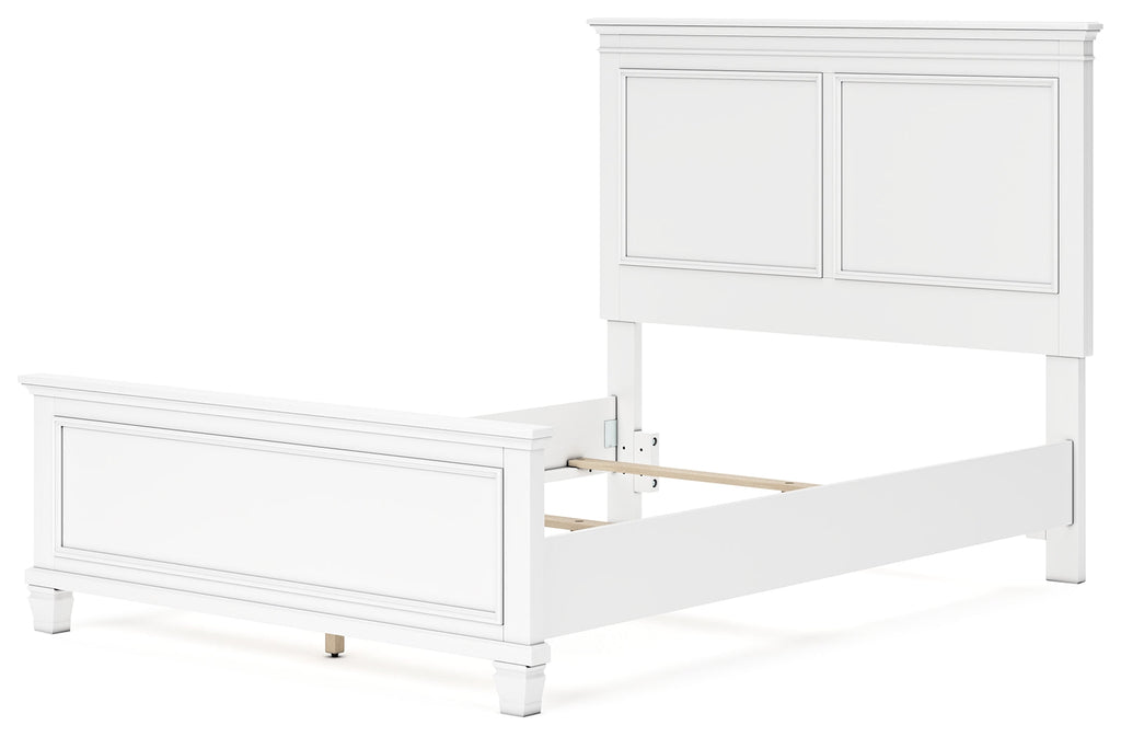 Fortman White Full Panel Youth Bed