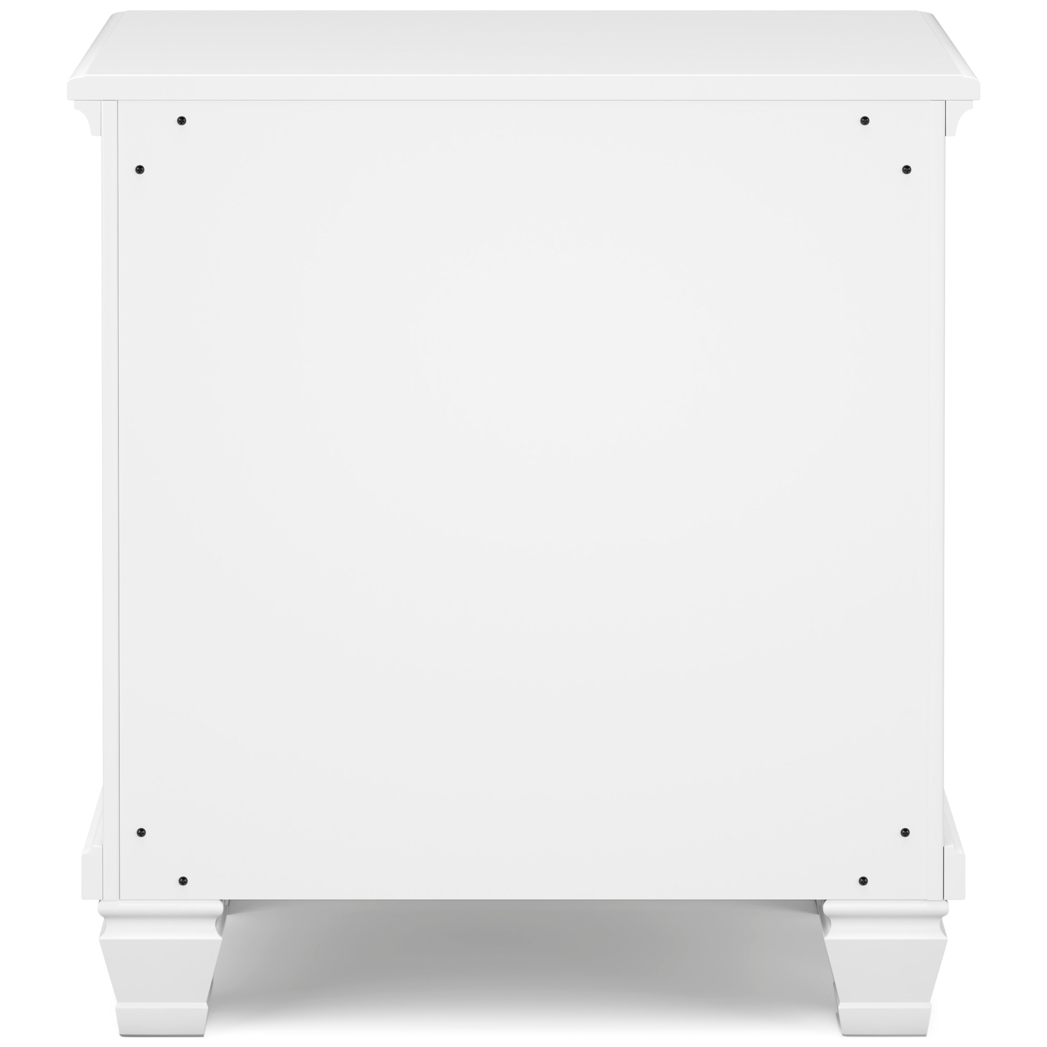 Fortman White California King Panel 5-Piece Bedroom Set