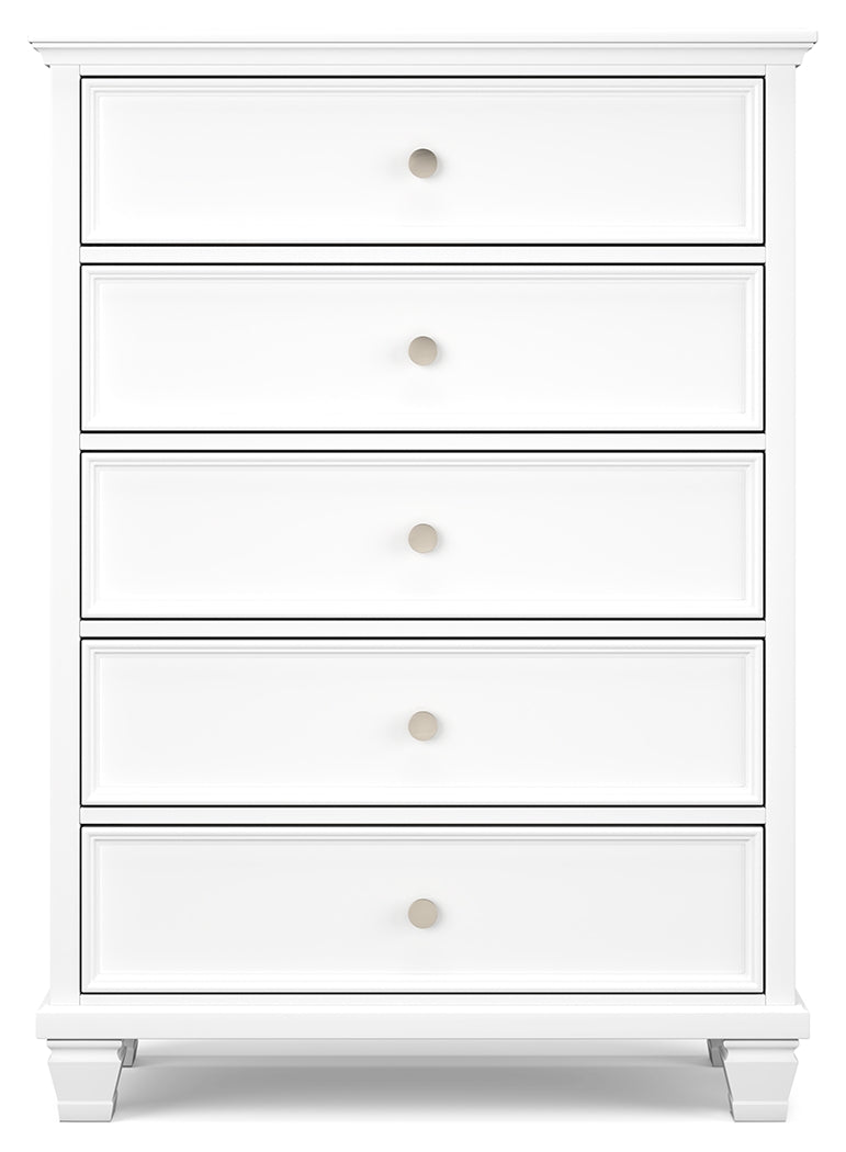 Fortman King Panel Bedroom Set, White