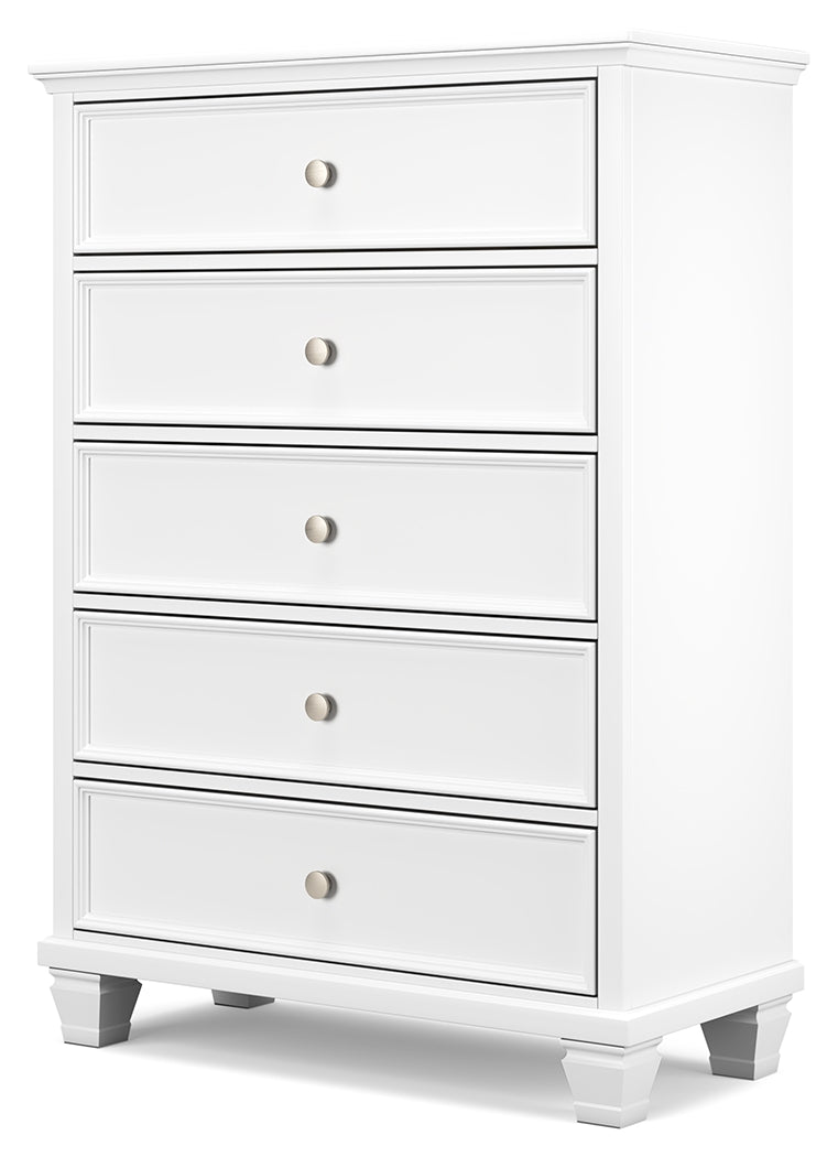 Fortman King Panel Bedroom Set, White