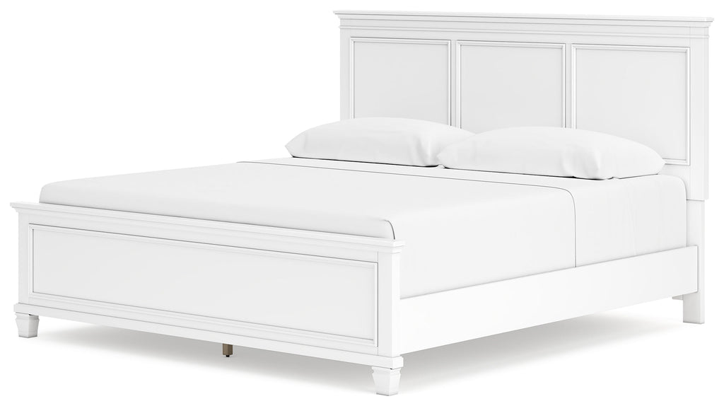 Fortman King Panel Bedroom Set, White