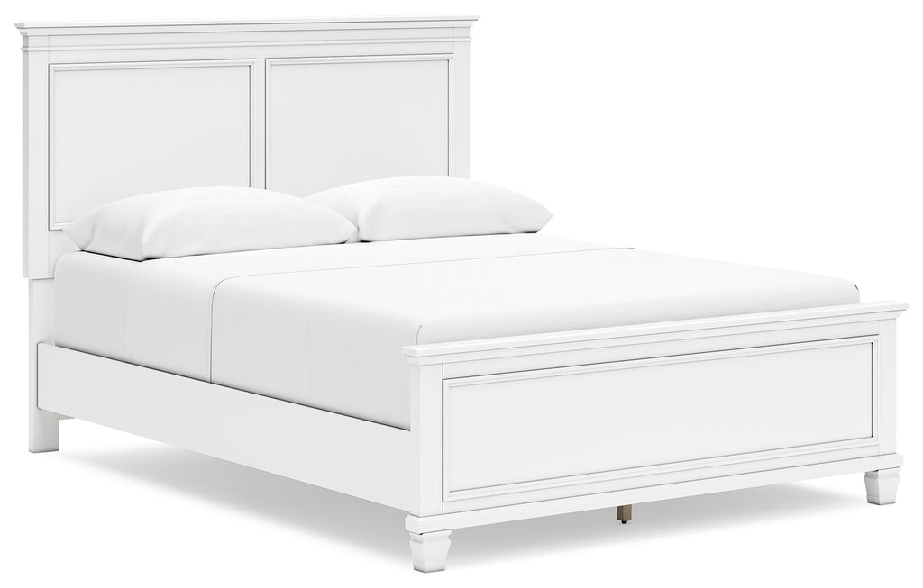 Fortman Queen Panel Bedroom Set, White
