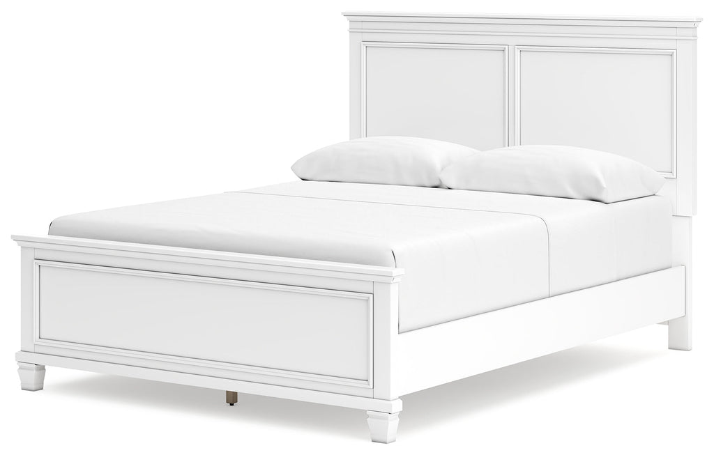 Fortman Queen Panel Bedroom Set, White