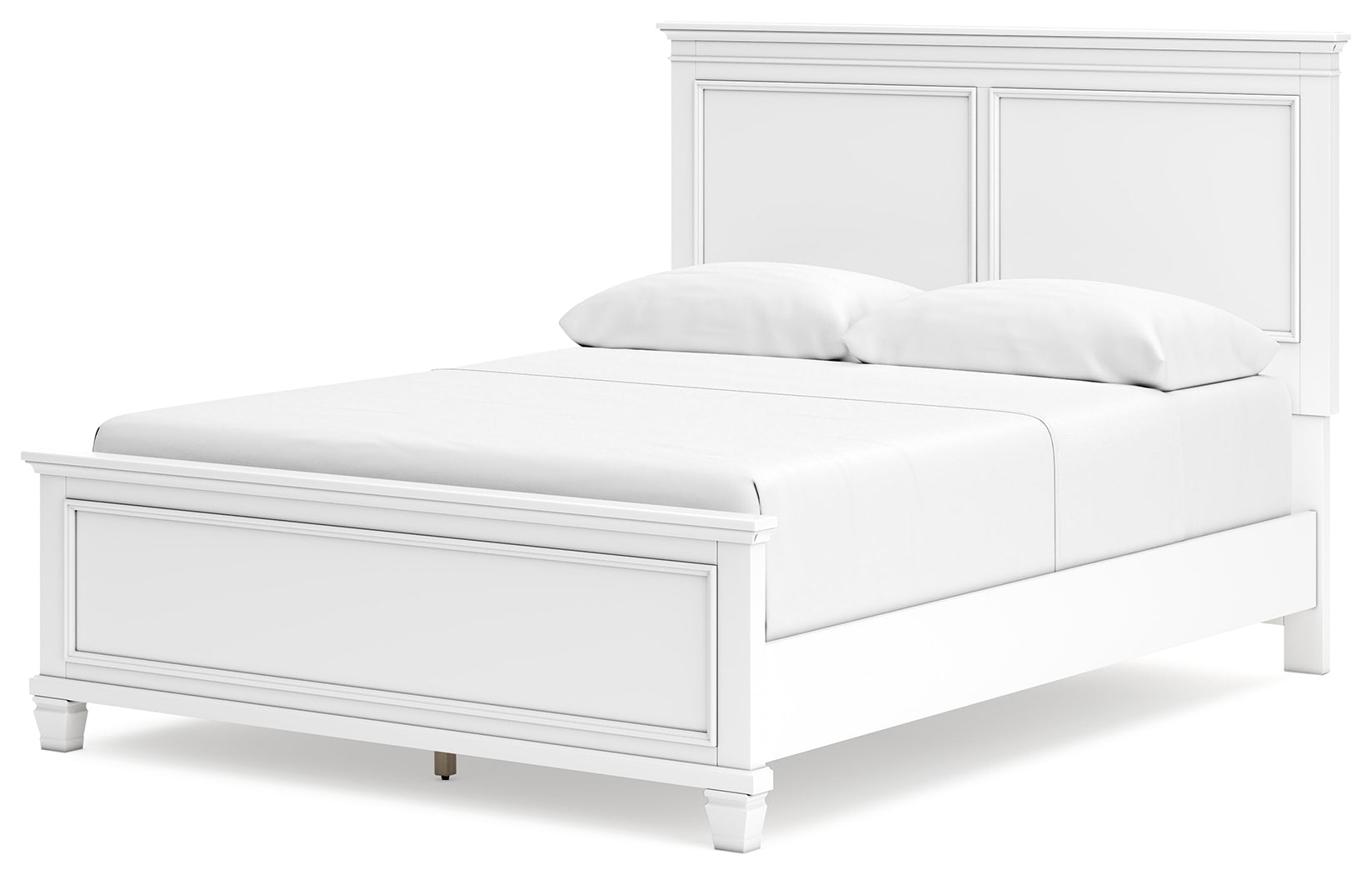 Fortman Queen Panel Bedroom Set, White
