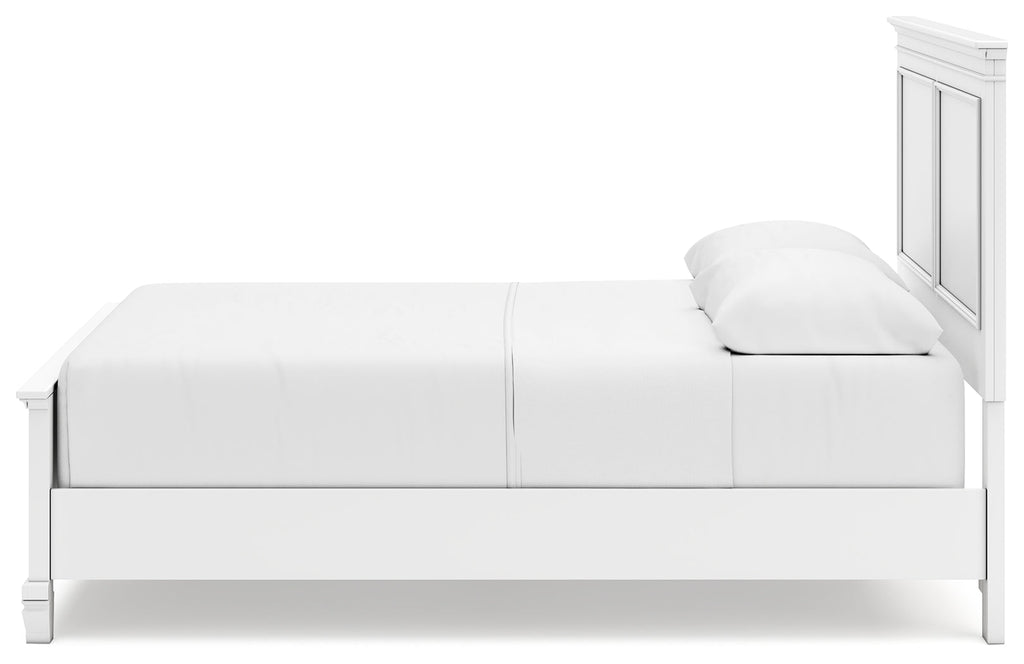 Fortman Queen Panel Bedroom Set, White