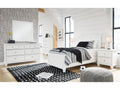 Fortman White Twin Panel 5-Piece Bedroom Set w/ 2 Nightstands