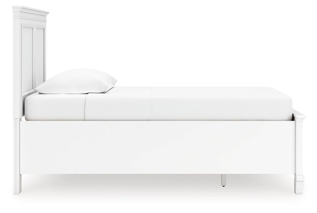 Fortman White Twin Panel Storage Bed