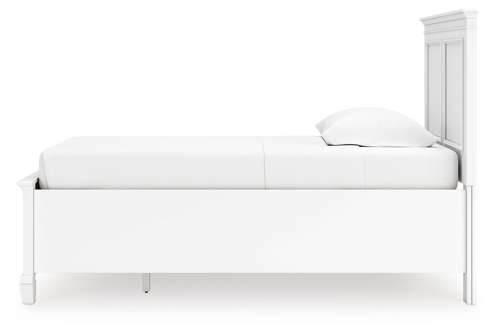 Fortman White Twin Panel Storage Bed