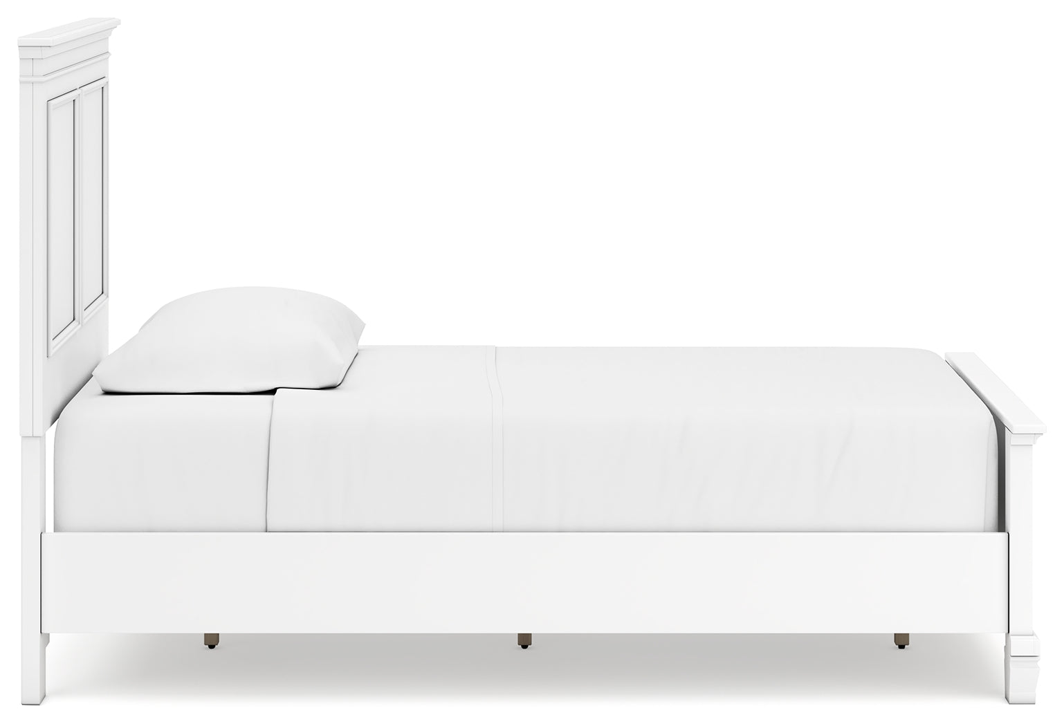Fortman White Twin Panel Youth Bed