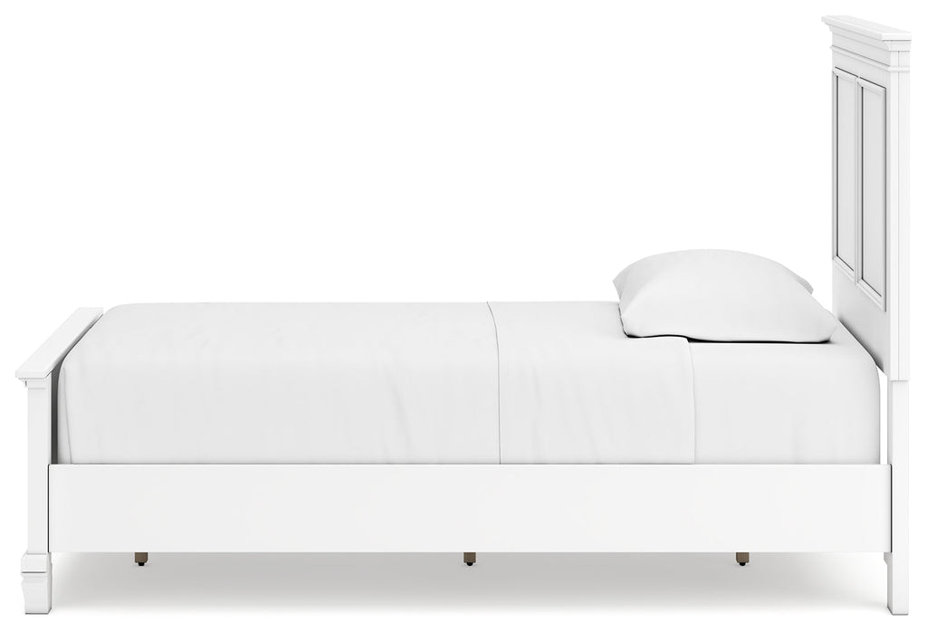 Fortman White Twin Panel Youth Bed