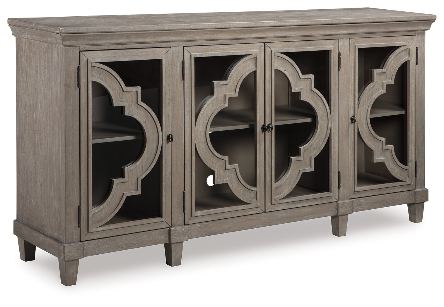 Fossil Ridge Gray Accent Cabinet